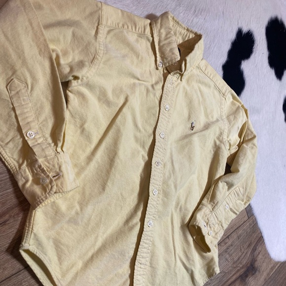 Polo Ralph Lauren Boys' Yellow Button-Down Shirt - Picture 8 of 8